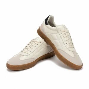 Cole Haan Men 10.5 W Grandpro Minimalist Preppy Old Money Retro Leather Sneakers
